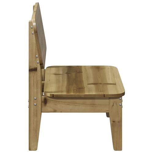 Havestole 2 stk. 60x52,5x72 cm imprægneret fyrretræ