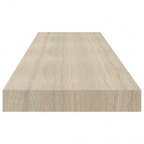Væghylder 4 stk. - 90×23,5×3,8 cm i MDF, egetræsfarve