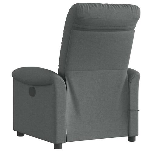 Massagestol stof mørkegrå
