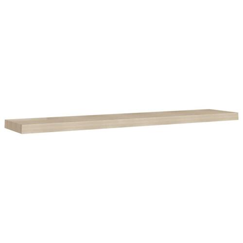 Væghylder 4 stk. 120x23,5x3,8 cm MDF egetræsfarve