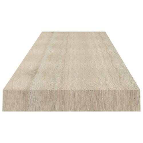 Væghylder 4 stk. 120x23,5x3,8 cm MDF egetræsfarve