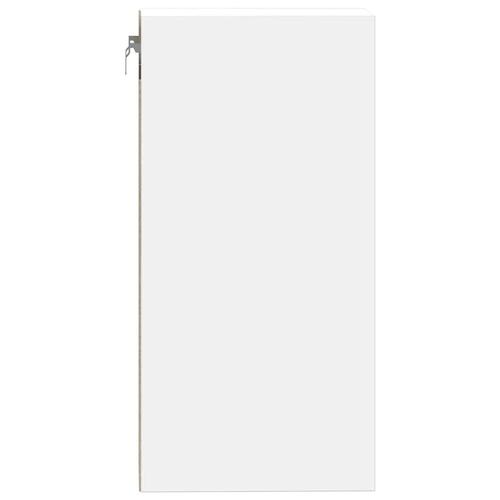 Vægskab 30x29,5x60 cm konstrueret træ hvid