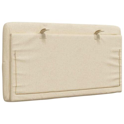 Gavlpude 90 cm stof cremefarvet
