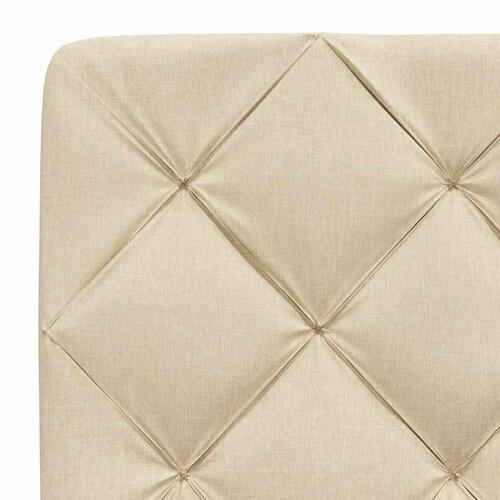 Gavlpude 90 cm stof cremefarvet