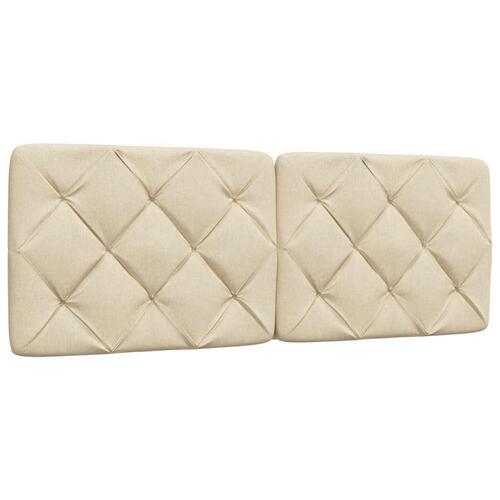 Gavlpude 120 cm stof cremefarvet