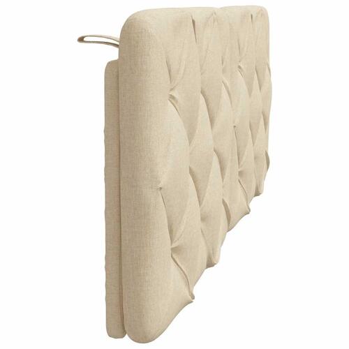 Gavlpude 120 cm stof cremefarvet