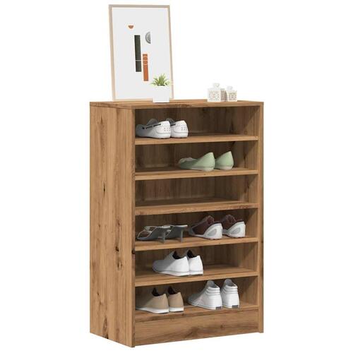 Skoskab 60x35x92 cm konstrueret træ kunsteg