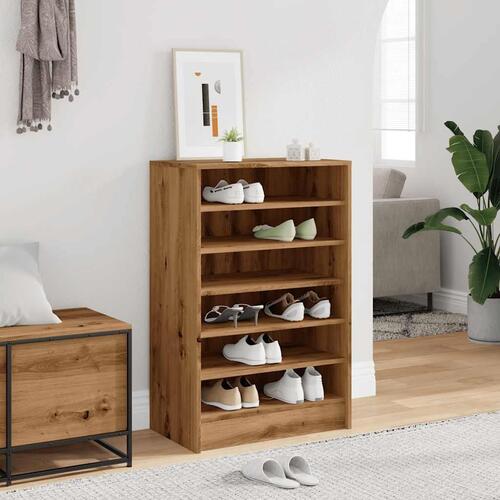 Skoskab 60x35x92 cm konstrueret træ kunsteg