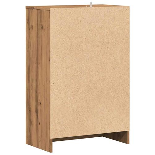 Skoskab 60x35x92 cm konstrueret træ kunsteg