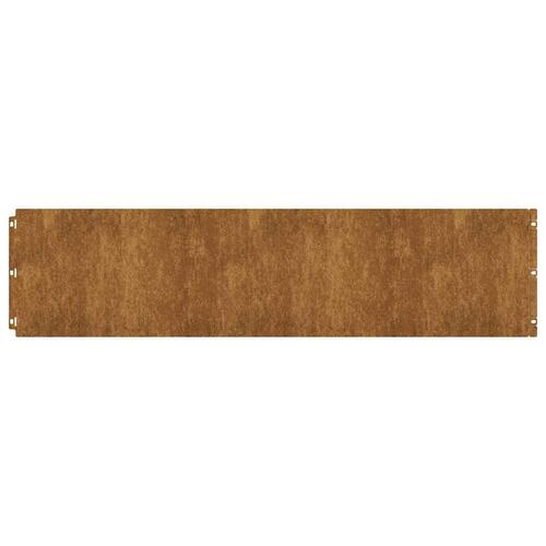 Plænekanter 20 stk. 25x103 cm fleksibelt vejrbestandigt stål