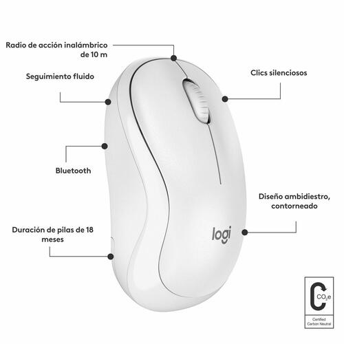Mus Logitech 910-007120 Hvid