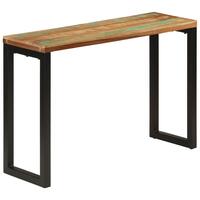 Konsolbord 110x35x75 cm massivt genbrugstræ