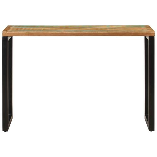 Konsolbord 110x35x75 cm massivt genbrugstræ