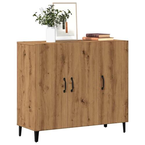 Skab 90x34x80 cm konstrueret træ kunsteg