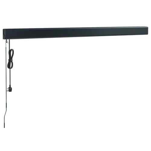 Foldemarkise 3,5x2,5 m stof og aluminium cremefarvet