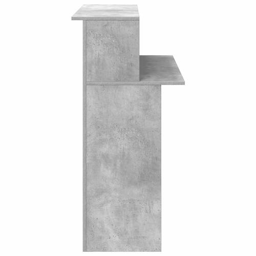 Receptionsskranke 100x50x103,5 cm konstrueret træ beton grå