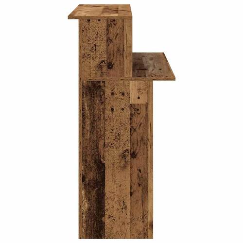 Receptionsskranke antikt træ 100x50x103,5 cm konstrueret træ