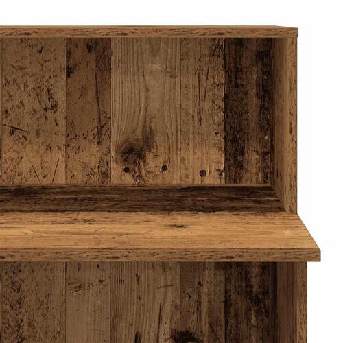 Receptionsskranke antikt træ 100x50x103,5 cm konstrueret træ