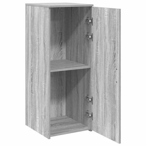 Skab 40x45x103,5 cm konstrueret træ grå sonoma-eg