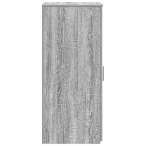 Skab 40x45x103,5 cm konstrueret træ grå sonoma-eg