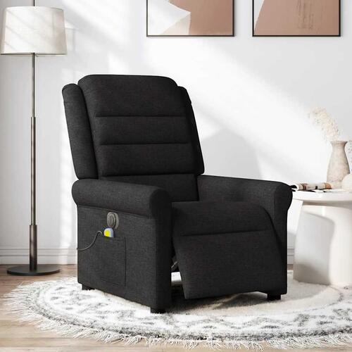 Eldrevet massagestol stof sort