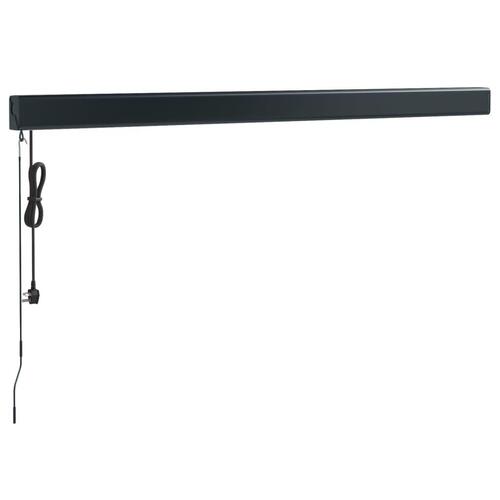 Foldemarkise 3,5x2,5 m stof og aluminium gul og hvid