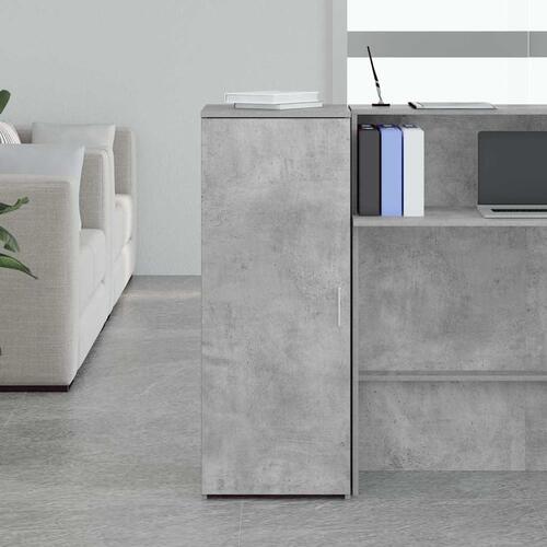 Skab 40x45x103,5 cm konstrueret træ betongrå