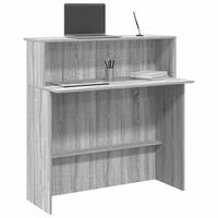 Receptionsskranke grå sonoma 100x50x103,5 cm konstrueret træ