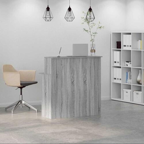 Receptionsskranke grå sonoma 100x50x103,5 cm konstrueret træ