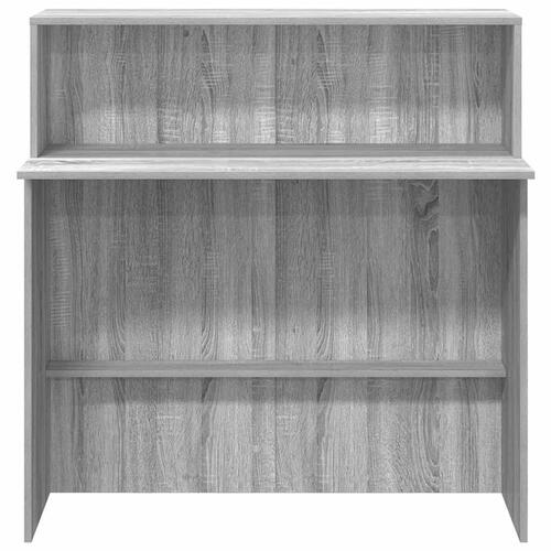Receptionsskranke grå sonoma 100x50x103,5 cm konstrueret træ