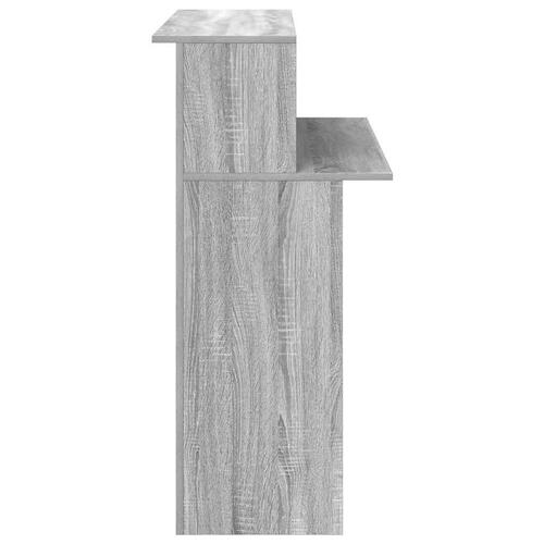 Receptionsskranke grå sonoma 100x50x103,5 cm konstrueret træ