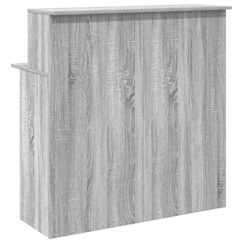 Receptionsskranke grå sonoma 100x50x103,5 cm konstrueret træ