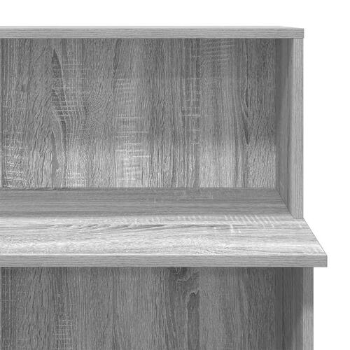 Receptionsskranke grå sonoma 100x50x103,5 cm konstrueret træ