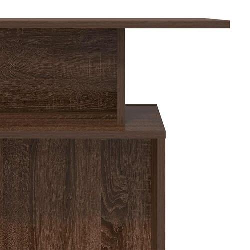 Receptionsskranke 100x40x104 cm brun egetræsfarve