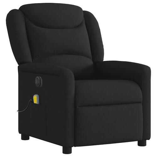 Eldrevet massagestol stof sort