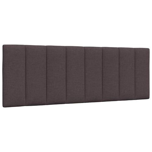 Gavlpude 120 cm stof mørkebrun