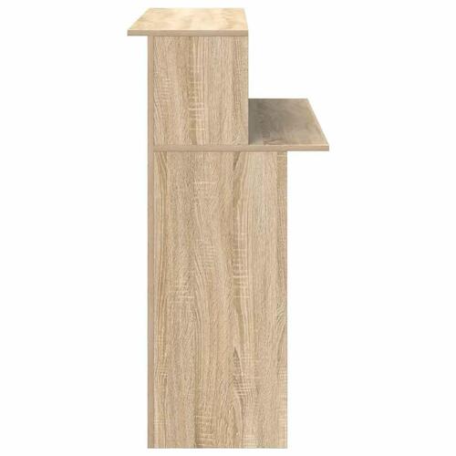 Receptionsskranke 100x50x103,5 cm konstrueret træ sonoma-eg