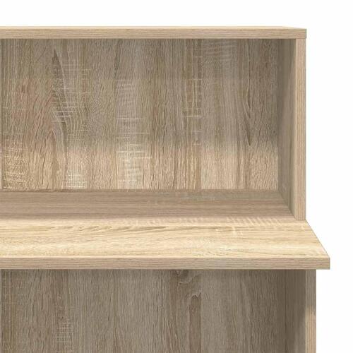 Receptionsskranke 100x50x103,5 cm konstrueret træ sonoma-eg