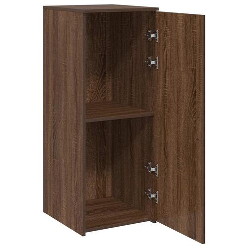 Skab 40x45x103,5 cm konstrueret træ røget egetræsfarve