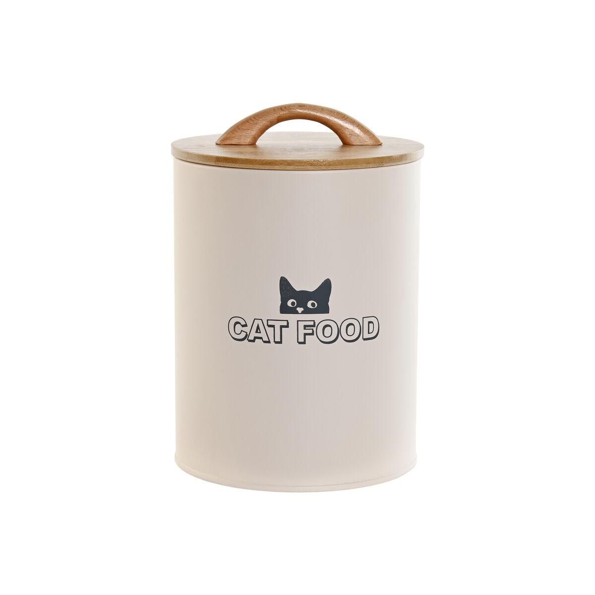 Dåse til dyrefoder, beige/natur, 2,5 l