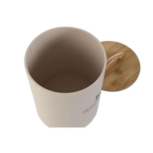 Dåse til dyrefoder, beige/natur, 2,5 l