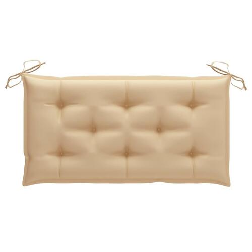 Hynde til havebænk 100x50x7 cm oxfordstof beige