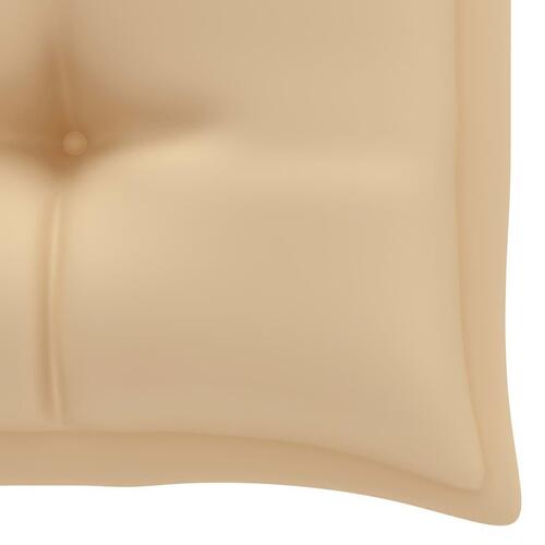 Hynde til havebænk 100x50x7 cm oxfordstof beige