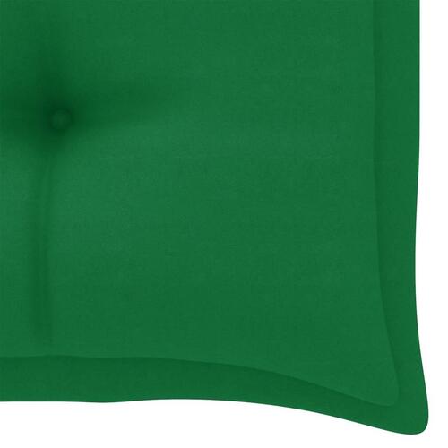 Hynde til havebænk 100x50x7 cm oxfordstof grøn