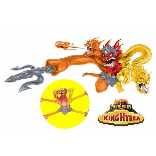 Action Figurer Bandai Goo Jit Zu King Hydra Lava Fury