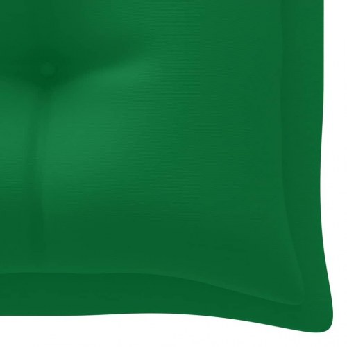 Hynde til havebænk 200x50x7 cm stof grøn