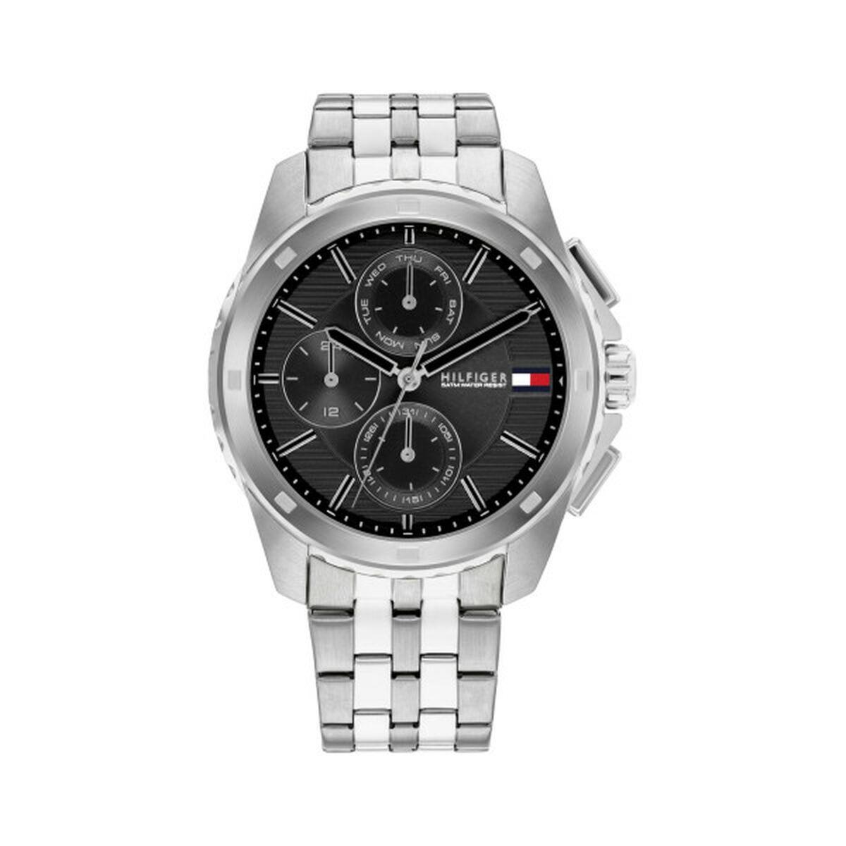 Tommy Hilfiger unisex armbåndsur 1710620 - Ø 45 mm, sølv/sort