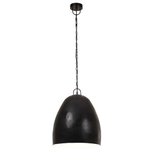 Industriel hængelampe 25 W rund 42 cm E27 mat sort