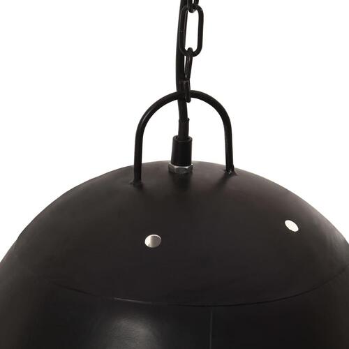 Industriel hængelampe 25 W rund 42 cm E27 mat sort
