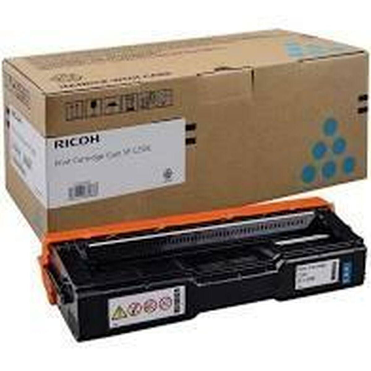 Ricoh toner 407532 - sort/cyan, original, 4.000 sider billede